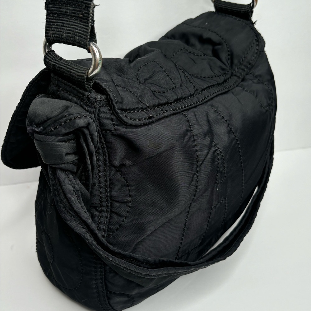 Marc By Marc Jacobs Signature Quilted Flap Over Black Nylon Crossbody purse bag - Picture 4 of 16